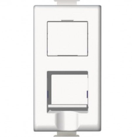 Priza date RJ45 CAT5E 1M Matix Bticino AM5979C5E, alb