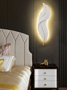 Aplica LED, Model B20986-950, 3 Tipuri De Lumina, 35W, Alb/Auriu - Img 2