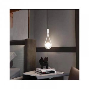 Pendul Modern ALB,1 X E14, Inaltime Reglabila - Img 2