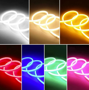 BANDA LED NEON FLEX SILICONAT SET COMPLET 5M - Img 1