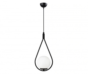 Pendul Modern NEGRU,1 X E14, Inaltime Reglabila - Img 1
