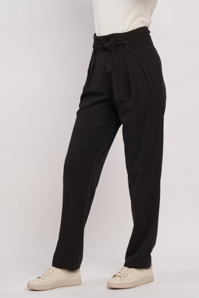 Timeout - Pantaloni lungi dama bufanti cu cordon pentru ajustare
