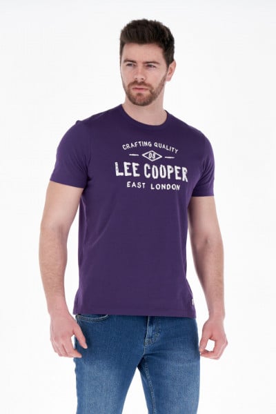 Lee Cooper - Pánské bavlněné tričko s potiskem loga