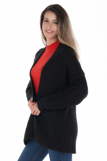 Kenvelo - Cardigan dama din tricot cu buzunare