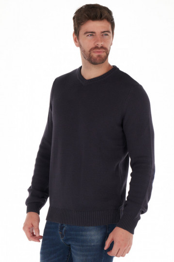 Lee Cooper - Pulover barbat din bumbac cu anchior