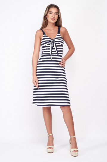 Kenvelo - Rochie scurta cu model in dungi