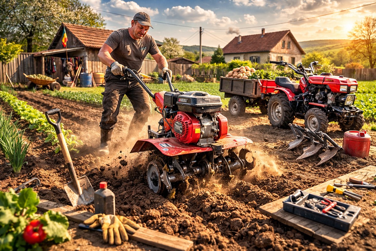 Motosape si motocultoare - ghid complet pentru alegerea echipamentului potrivit