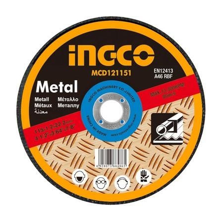 Disc Abraziv Ingco 115x1.2mm set 50buc - 1 | YEO