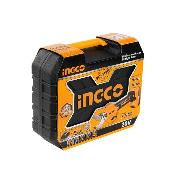 Foarfeca electrica 20V, 30mm, motor brushless, profesional cu 1 Acumulator și valita transport INGCO CSSLI203083 - imagine 11