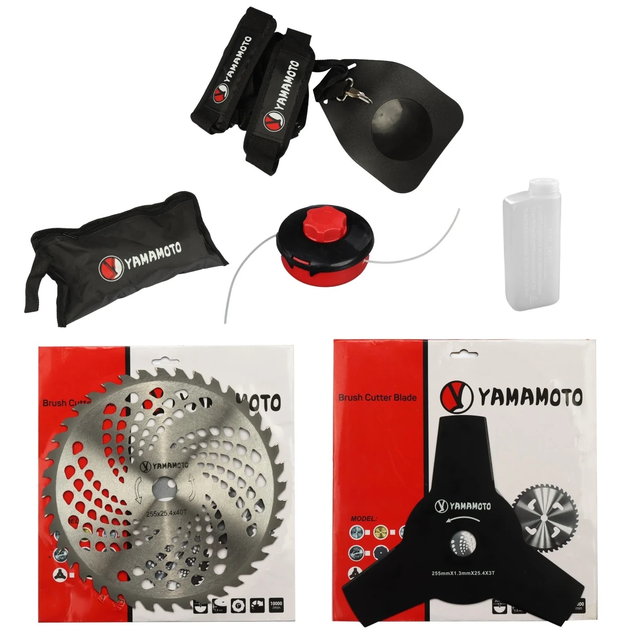 Motocoasa benzina , 5.8cp, 43cmc, 10000rpm, 2 timpi, 6 accesorii, YAMAMOTO YMA.56 - 3 | YEO