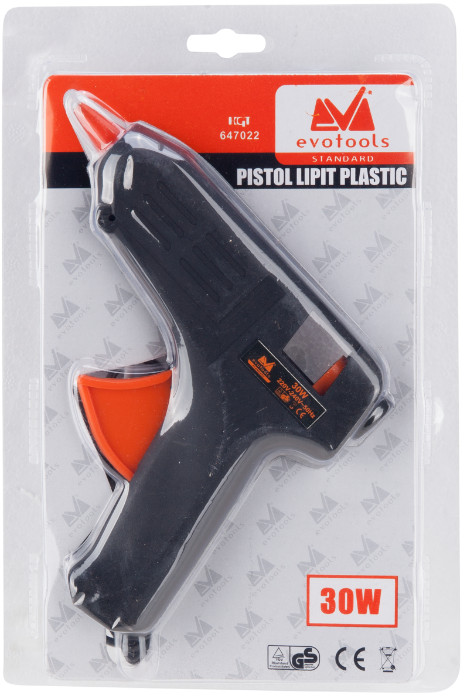 Pistol Pentru Lipit Plastic 30 W; Evotools 647022 - 1 | YEO