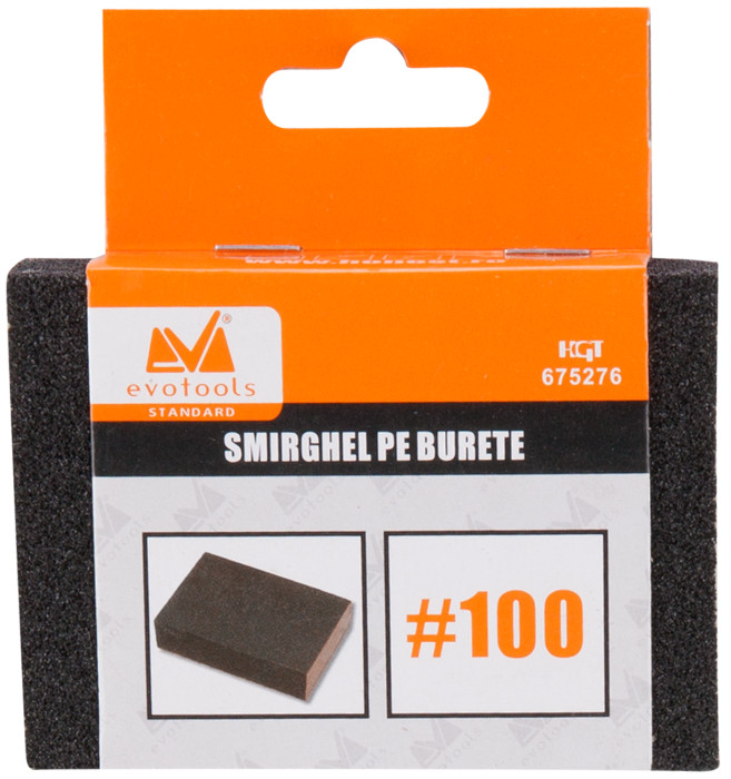 Smirghel Pe Burete 25x70x100 mm, 80 granulatie, Evotools 674791 - 1 | YEO