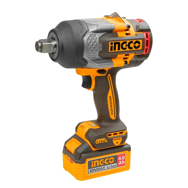 Masina de insurubat Pistol cu impact 1900nM, 2200rom, 20V, fara acumulator P20S, Ingco CIWLI201351 - imagine 6