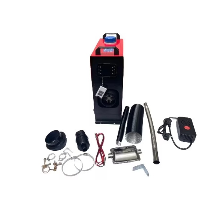 Aeroterma pe motorina 8kW, rezervor 5L, 220V/12V/24V, cu evacuare, telecomanda, afisaj digital, Campion CMP1455 - 1 | YEO
