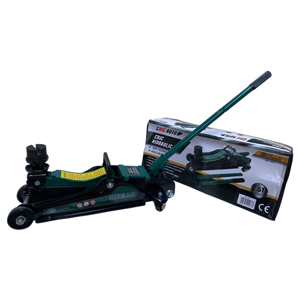 Cric hidraulic manual 2.5T, 383mm, tip crocodil, supapa suprasarcina, 11kg, Brillo BR-1823 - 1 | YEO