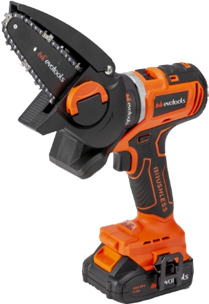 Masina de insurubat multifunctionala MT20 brushless 20V 2 acumulatori 2Ah 3 capete mandrina 13 mm impact 200 Nm mini ferastrau 100 mm EvoTools 682373 - view 7