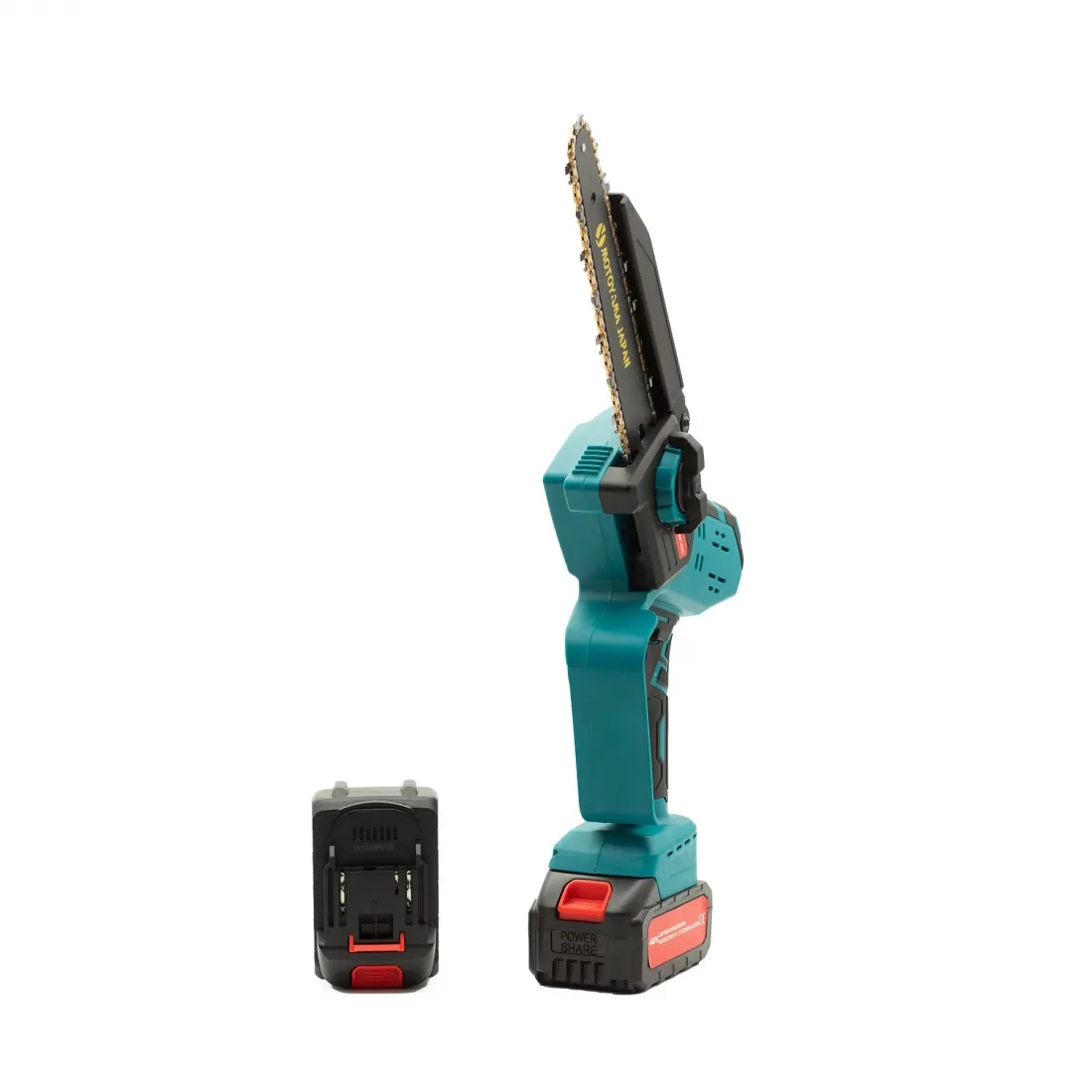 Mini drujba electrica cu 2 acumulatori 8AH, 150mm, 8\'\', 7.5m/s, 2000rpm, Campion CMP1698 - 2 | YEO