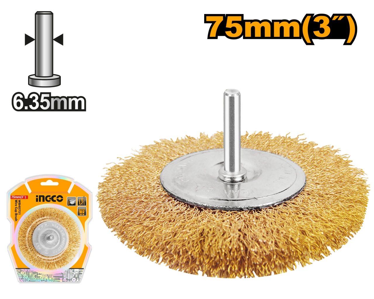 Perie Sarma Plata Bormasina INGCO WB40751