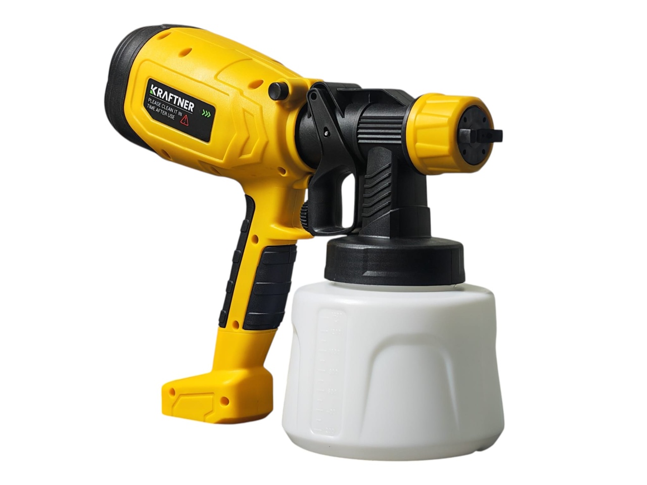 Pistol de vopsit 800w, 1400ml, 4 duze, 32000rpm, 650ml/min, putere variabila KRAFTNER KF-9174 - imagine 4