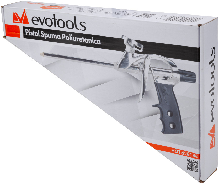 Pistol Metalic Nichelat Pentru Spuma Poliuretanica; Evotools 628188 - 3 | YEO