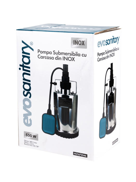 Pompa apa Submersibila 550 W cu Carcasa din Inox EPTO Evotools 672046 - 2 | YEO