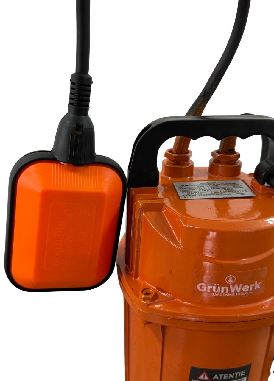 Pompa submersibila apa curata GW GW7173, 550W, Hmax 20m, cu plutitor automat, cablu 4m, pentru puturi si irigatii - imagine 8