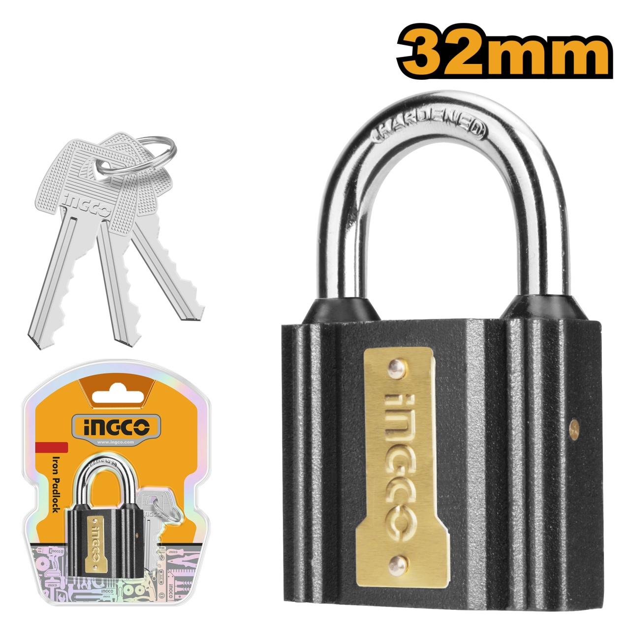 Lacat 38mm cu Protectie Impermeabila INGCO DIPL0401