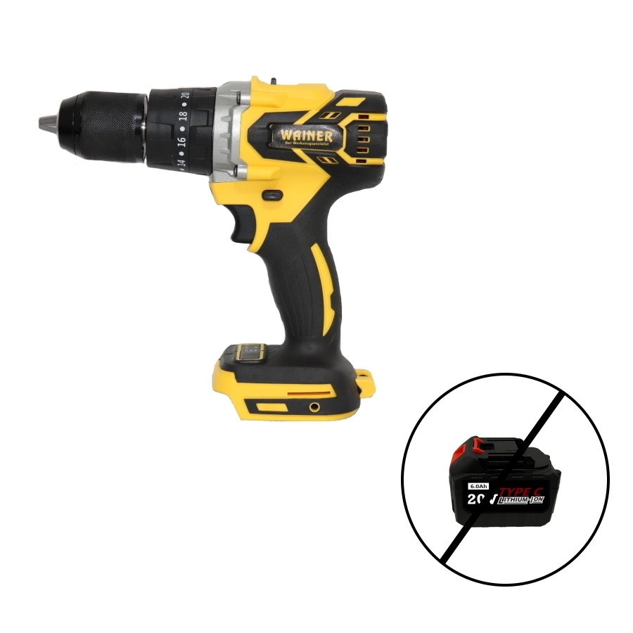 Masina gaurit si insurubat 20V 83Nm 13mm BRUSHLESS WAINER K20