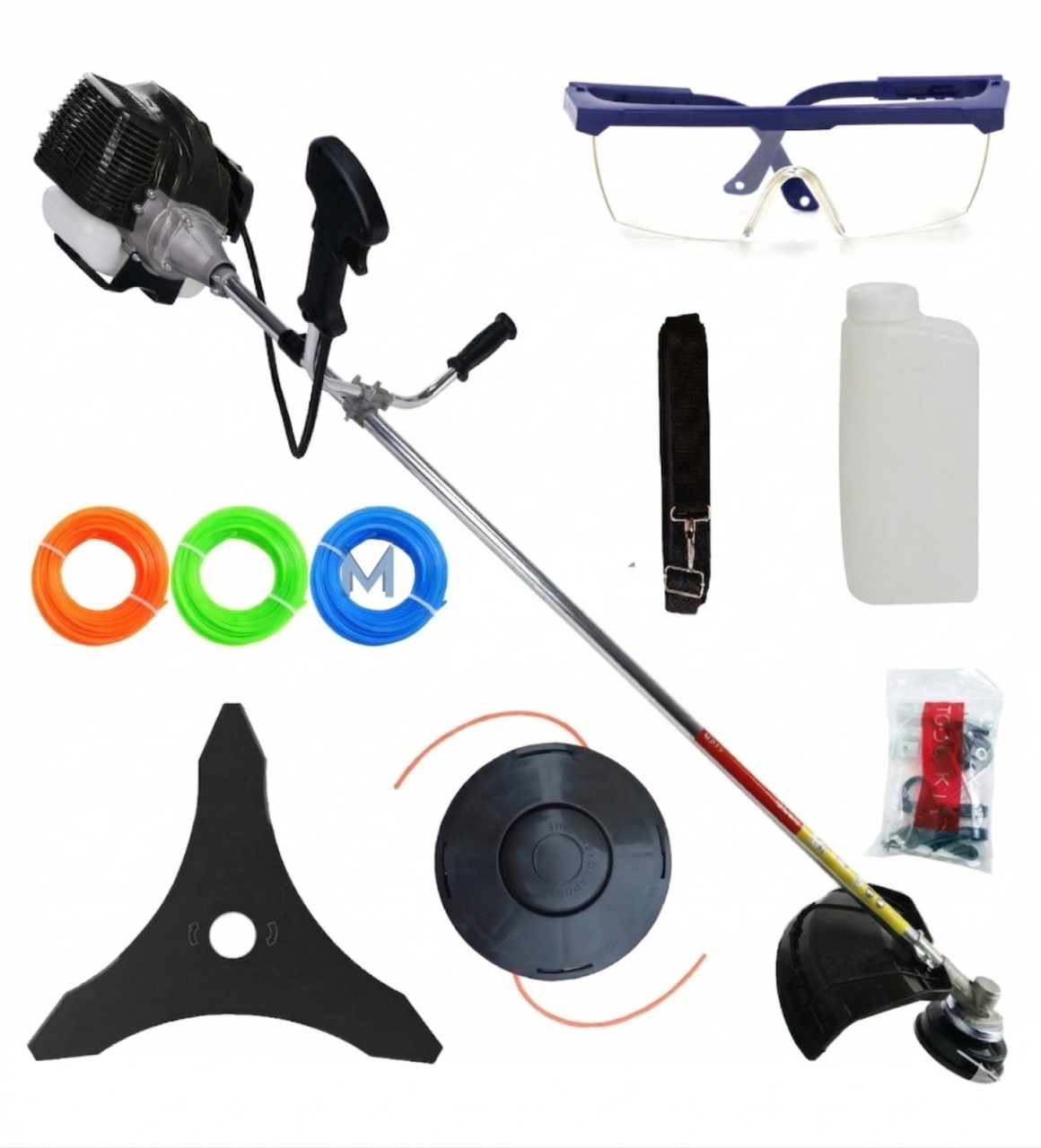 *OFERTA* Motocoasa benzina 2T 7.8cp 52cmc 12000rpm accesorii incluse Campion CMP1553