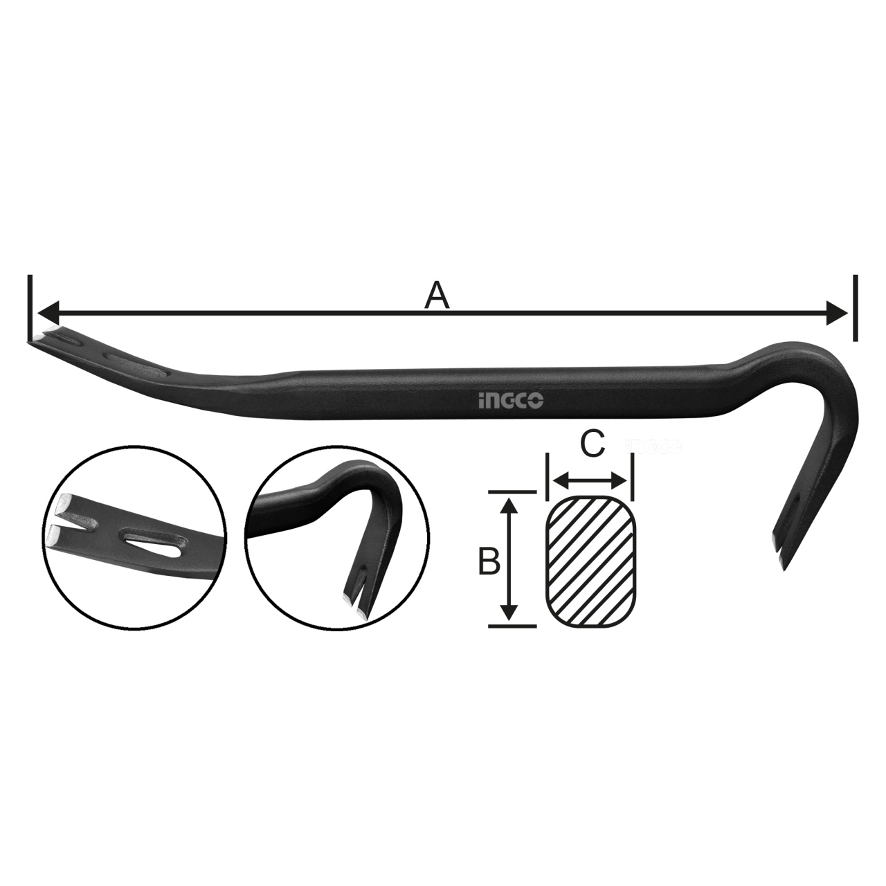 Ranga 14\'\' (350mm) INGCO HWBA01142