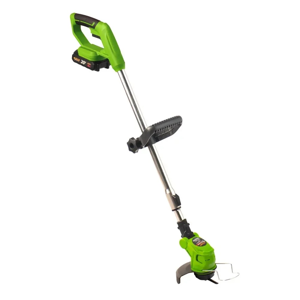 Trimmer electric cu 2 acumulatori pentru tuns iarba, 12 accesorii, 10000rpm/min, 21v, 1.5AH, - 1 | YEO