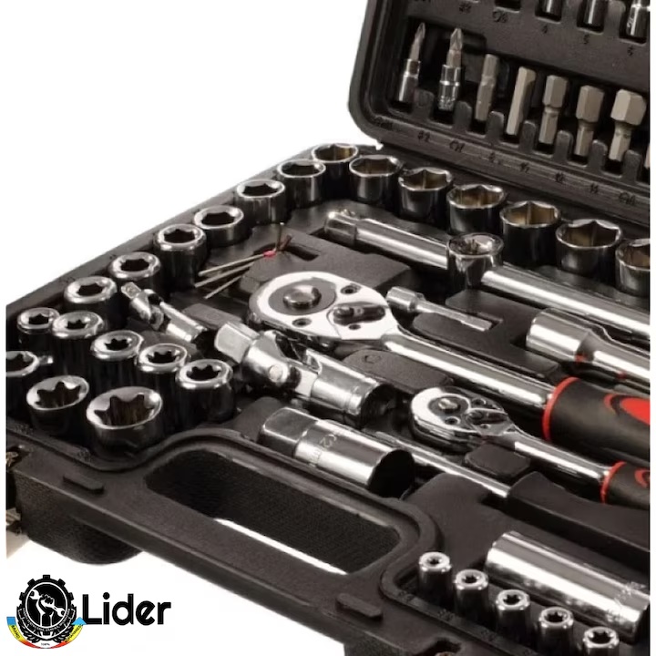 Trusa chei tubulare , 108 piese , LIDER PREMIUM , MX947 - 1 | YEO