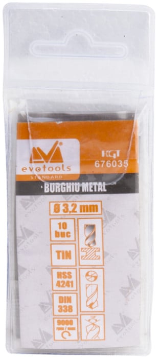 x5 Burghiu Metal HSS 4241 TITANAT - 2 | YEO