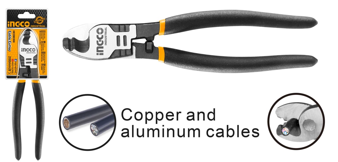 Cleste Taietor Cablu 8/200mm INGCO HCCB0208 - 1 | YEO