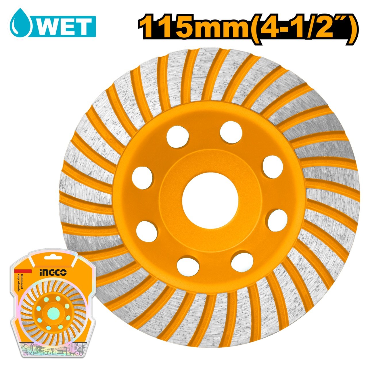 Disc Diamantat Slefuit Turbo 115mm