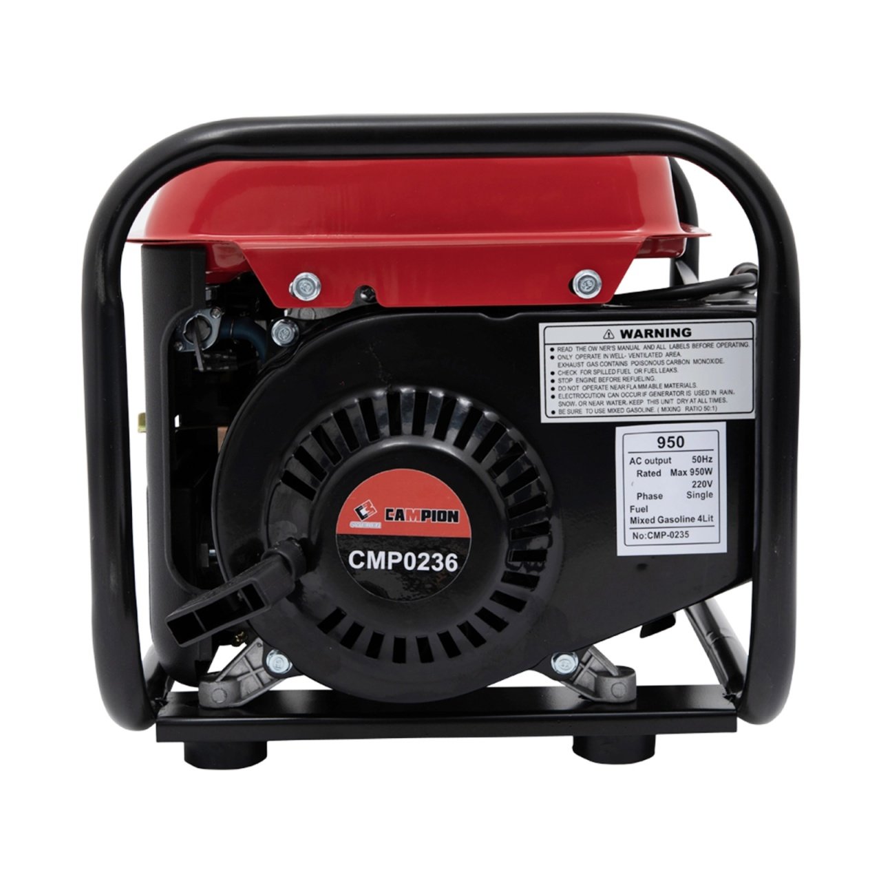Generator Electric 950W cu Cadru Monofazat, 63cc, 2T, AVR Automat - Campion CMP0236 - 1 | YEO