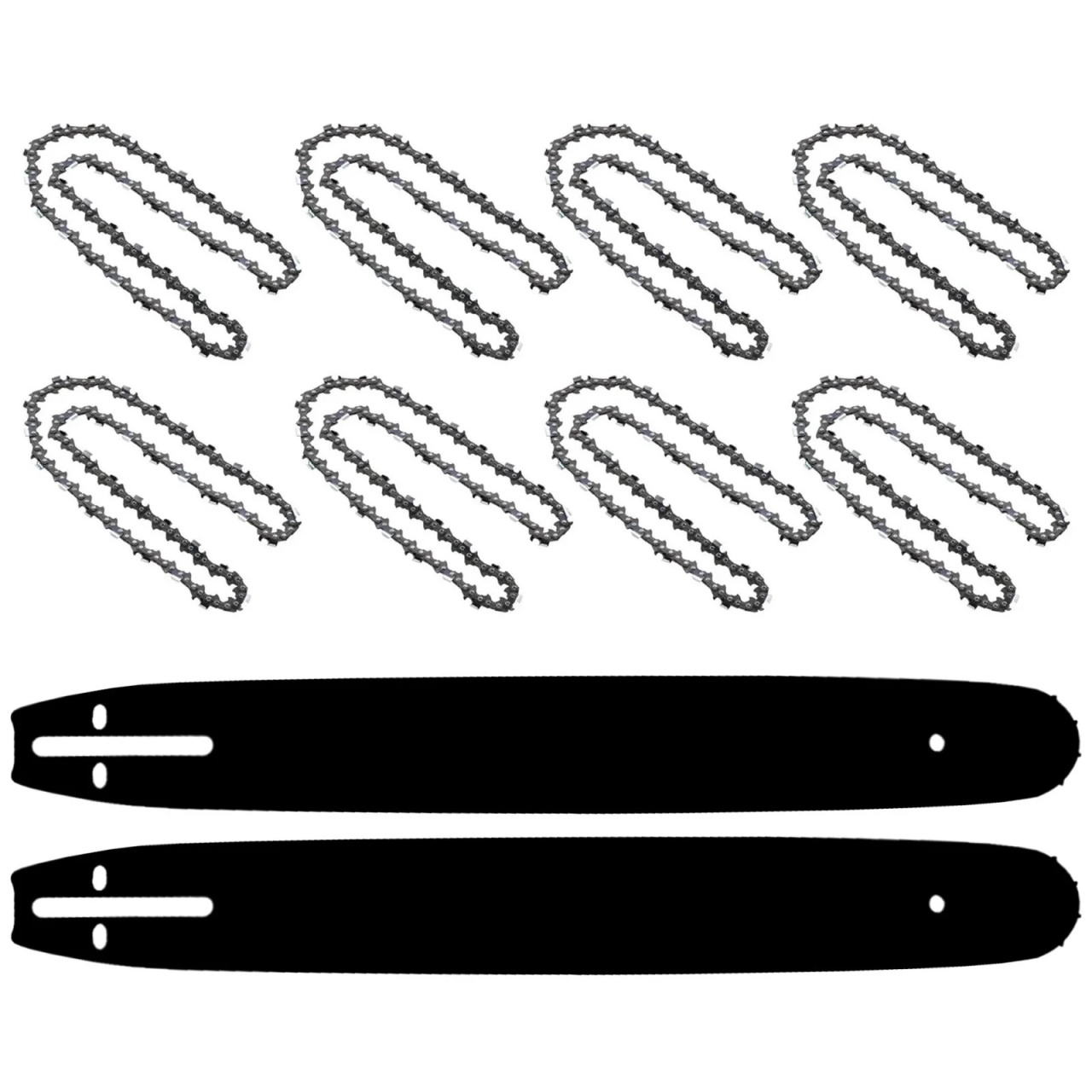 *LICHIDARE* Set 8 Lanturi si 2 Lame 400mm, 32 dinti, pas