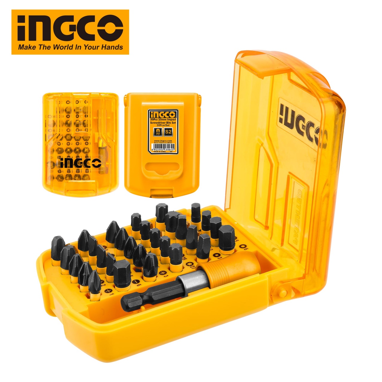 Set Biti Impact 30buc INGCO AKSD68303 - 1 | YEO