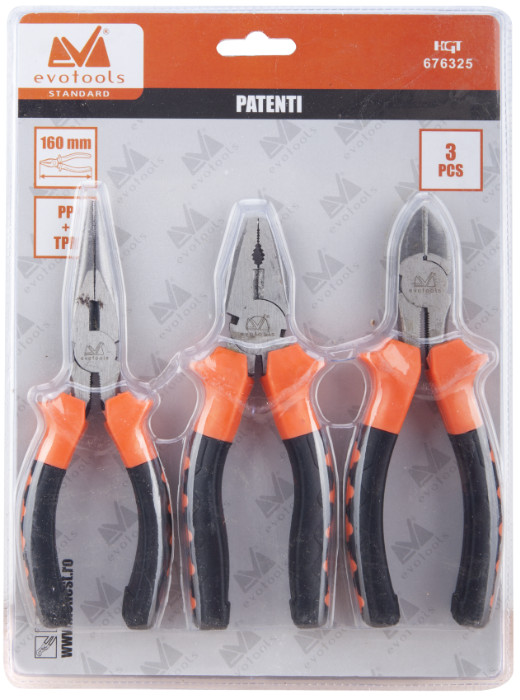 Set Patenti Ets 3 bucati 160 mm, Evotools 676325 - 1 | YEO