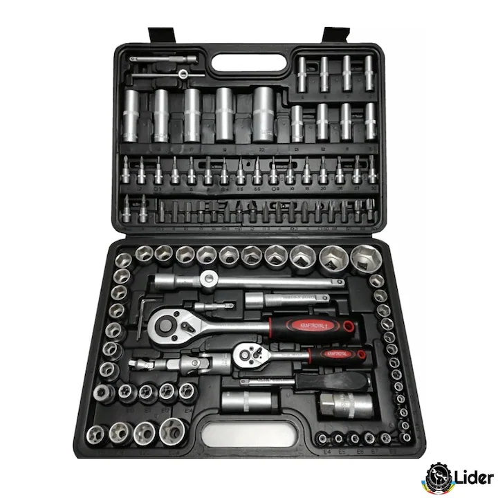 Trusa chei tubulare , 108 piese , LIDER PREMIUM , MX947 - 2 | YEO