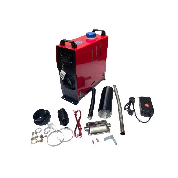 Aeroterma pe motorina 8kW, rezervor 5L, 220V/12V/24V, cu evacuare, telecomanda, afisaj digital, Campion CMP1455 - 2 | YEO