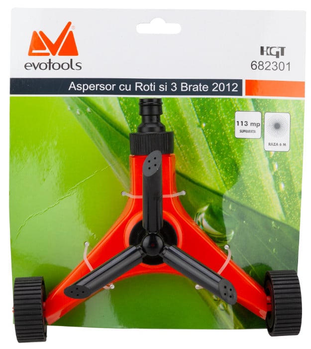 Aspersor Cu Roti Si 3 Brate 2012 Evotools 682301 - 1 | YEO