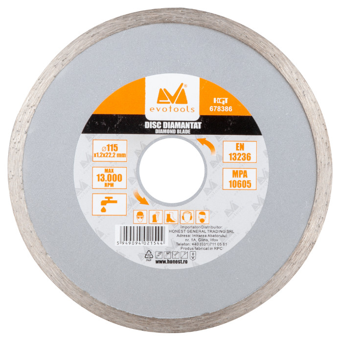 Disc Diamantat Ud 5263 ETS 180 mm