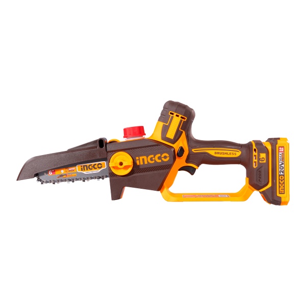 Mini drujba electrica Fierastrau de mana pe acumulator 20V, 15cm, motor brushless, 11 m/s, INGCO CGSLI2066 - imagine 10