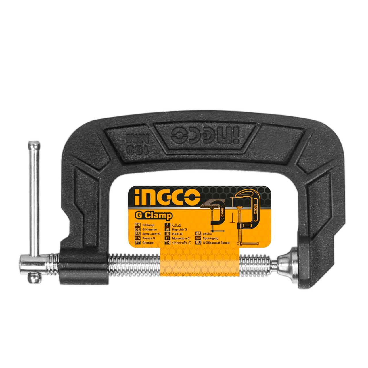 Presa Tip G 150mm INGCO HGC0106 - 1 | YEO
