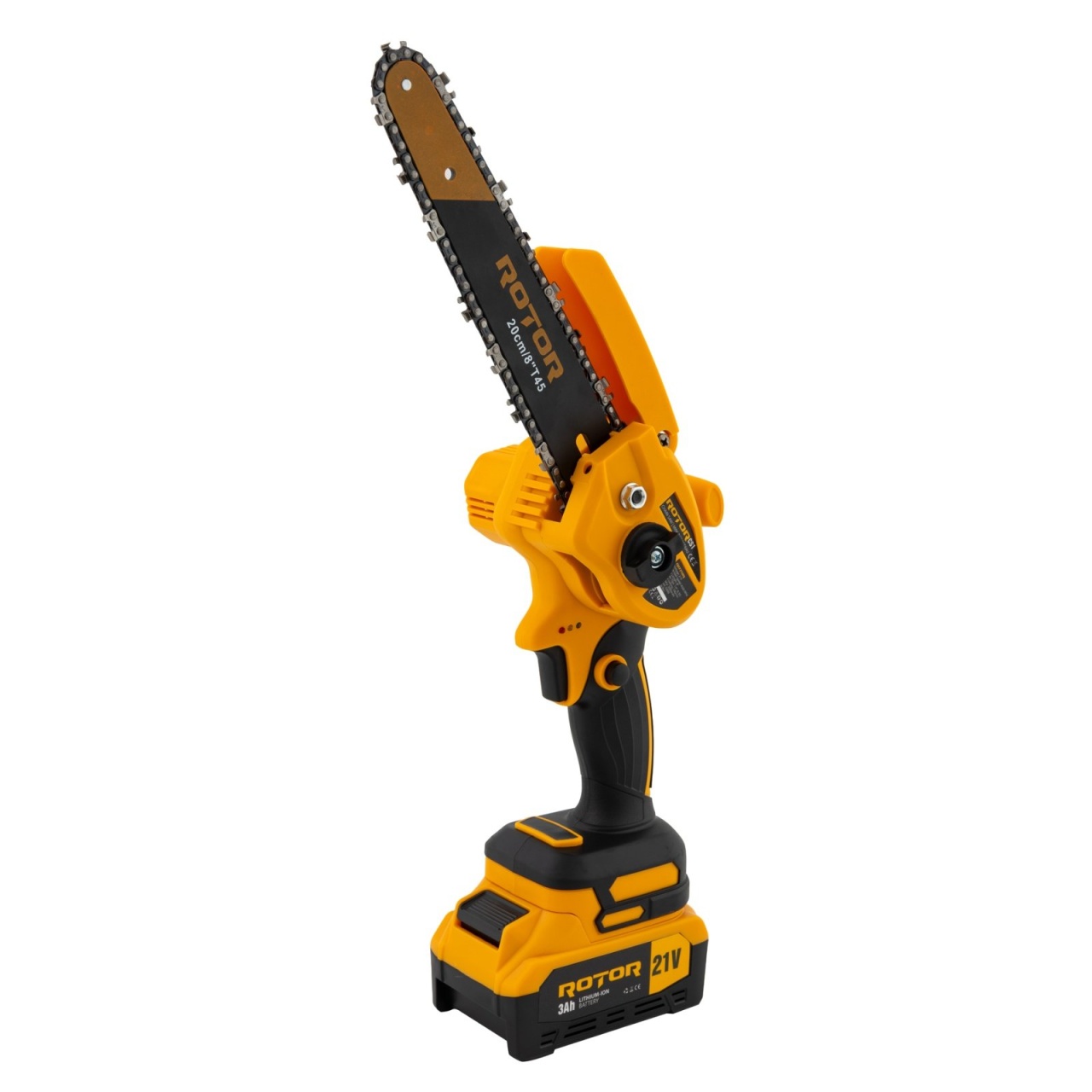 Set Mini drujba electrica si foarfeca de gradina cu 2 acumulatori 3AH, 21V, brushless ROTOR - 1 | YEO