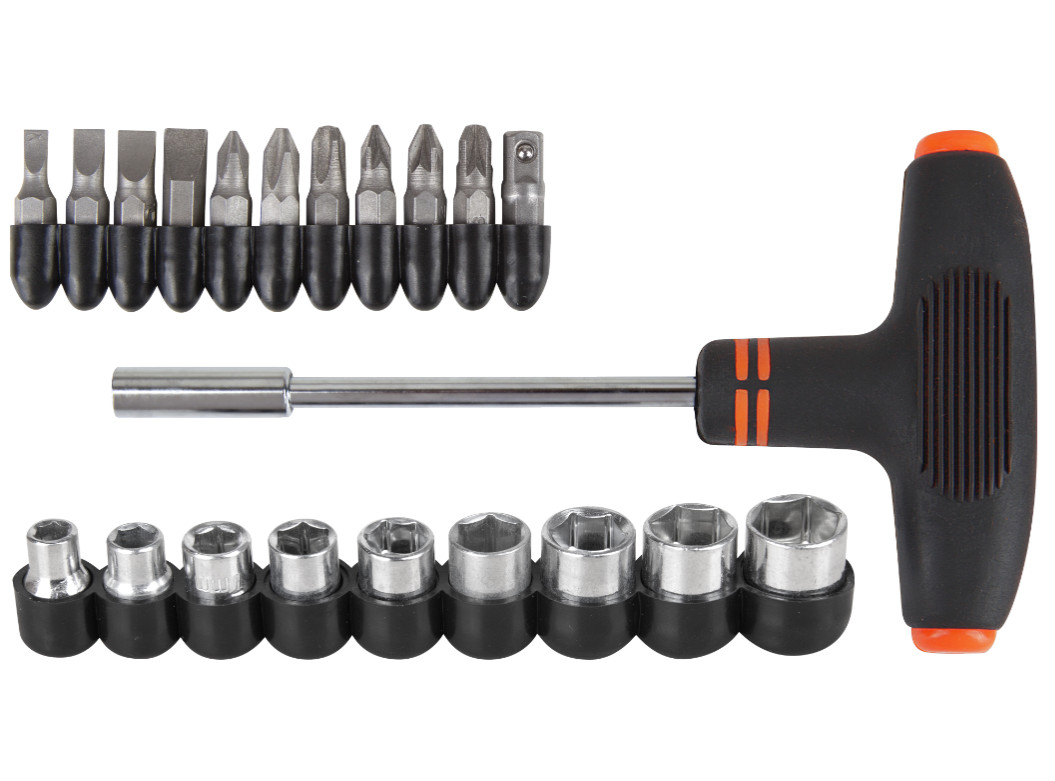 Set Surubelnita T, 21 Piese Evotools 675947