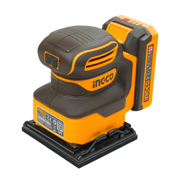 Slefuitor masina de slefuit cu vibratii 20V, 110x100mm, fara acumulator INGCO CSHSLI2014 - imagine 6