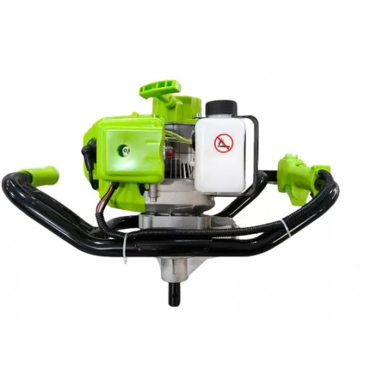 8.5CP + burghiu 150mm* Motoburghiu pe benzina Campion, 8.5CP, motor 2 timpi 58cc, 9200rpm, burghie 100-300mm, adancime 800mm, rezervor 1.2L, set forare pamant, model verde Italian Fresho CMP4350G GT-4350 - imagine 2