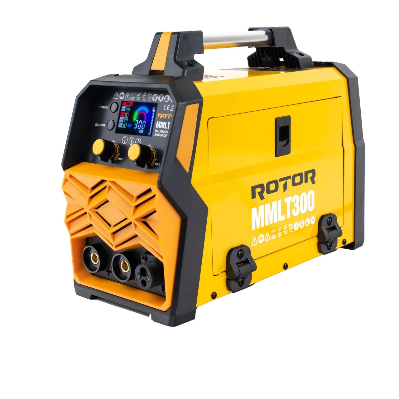 Aparat de sudura flux sarma + electrod (invertor), 300A, MIG-MMA, 0.8-1.2mm, Rotor MMLT-300 - 2 | YEO